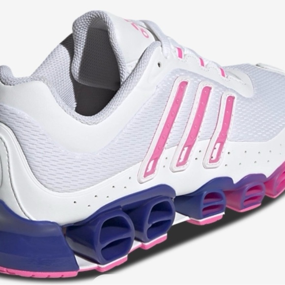 adidas Women's Athletic Shoes - White, Pink, and Purple - Picture 2 of 3